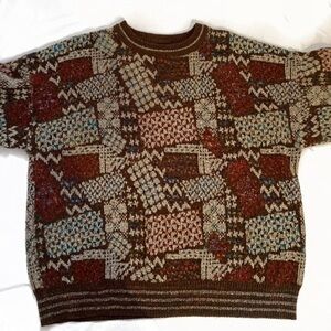 John Henry wool blend size L men's sweater